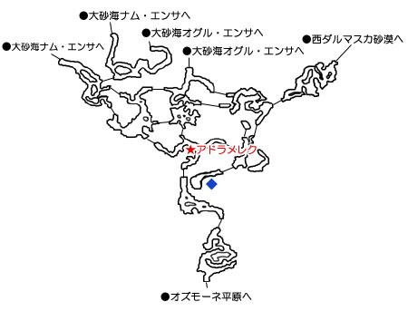 フィールドマップ ゼルテニアン洞窟MAP